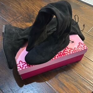 Suede tall boots for girls